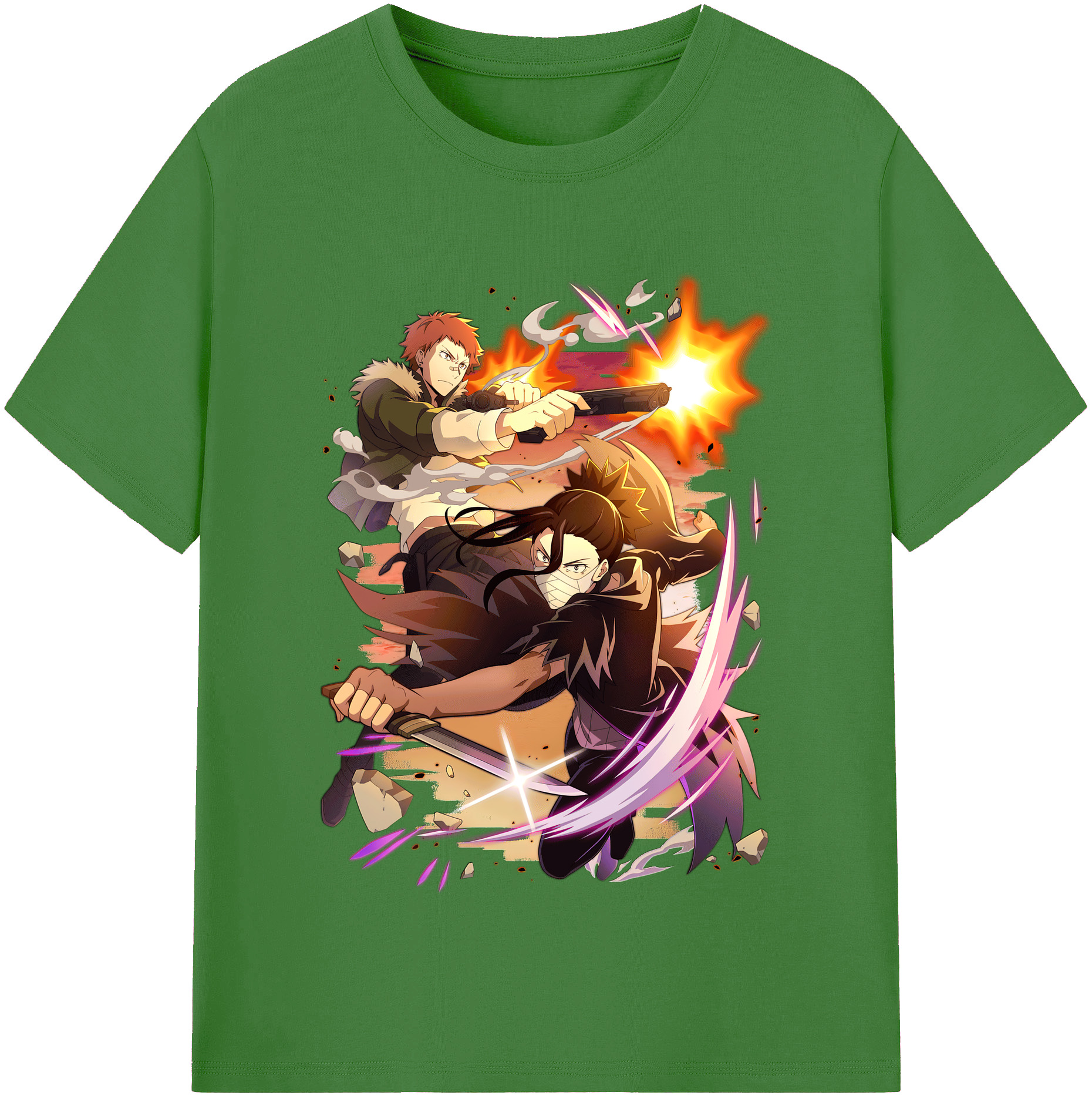 （画像用） 文豪ストレイドッグス Bungo Stray Dogs レディースカジュアルプリントTシャツ（綿100％）